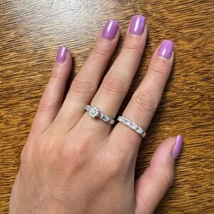 Diamond ring almost 0.9ct